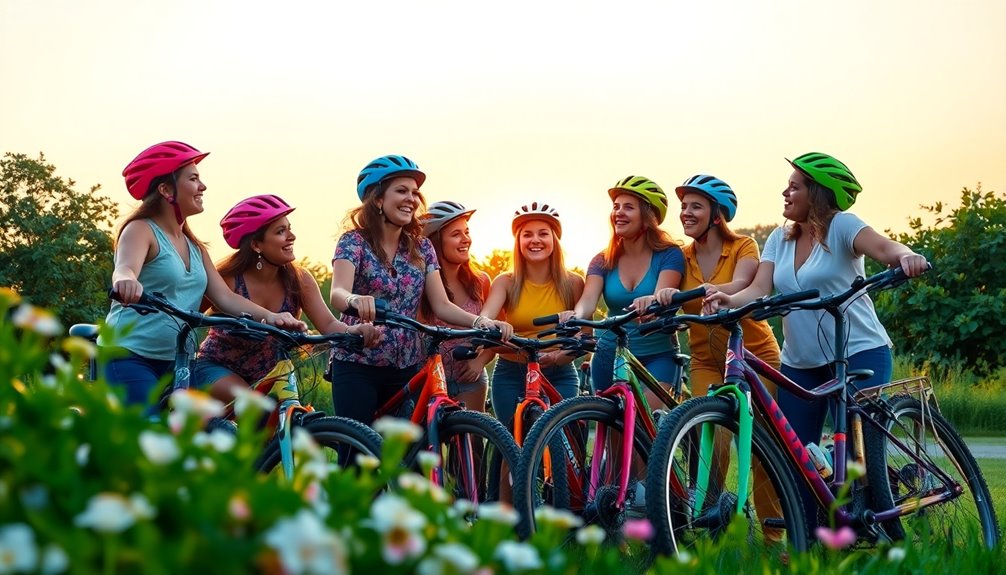 cycling enhances women s mental health