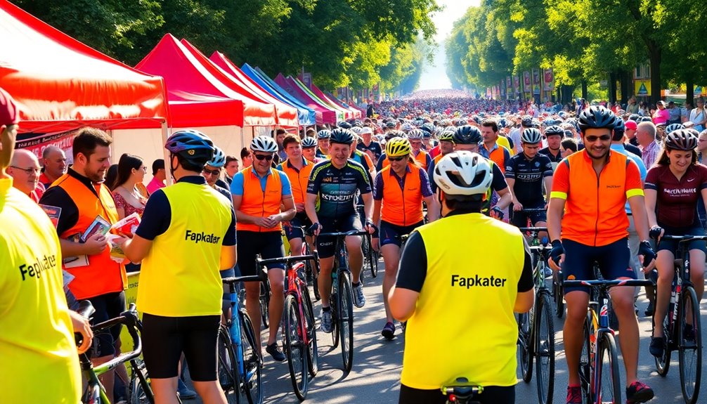 cycling event volunteer opportunities