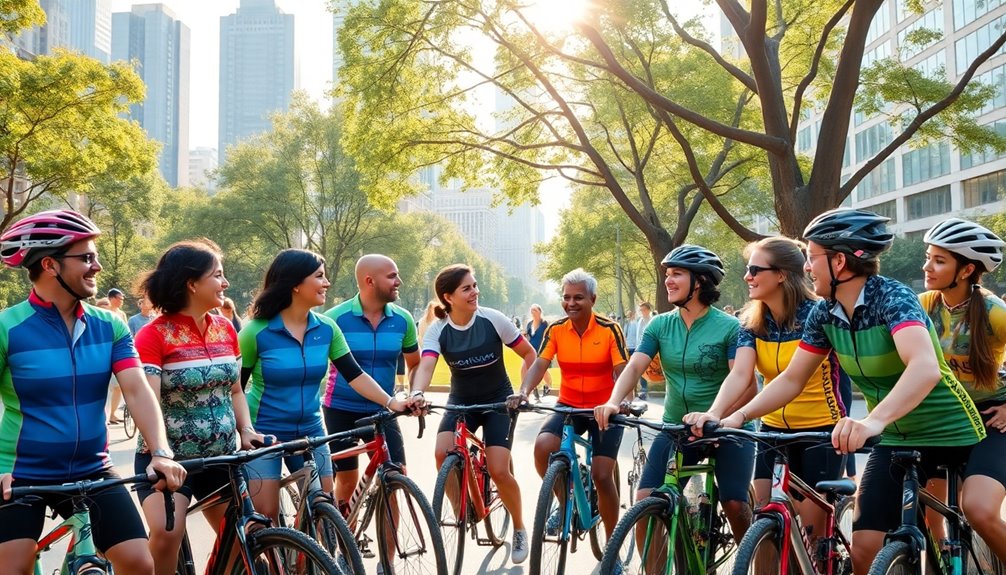 cycling for social bonding