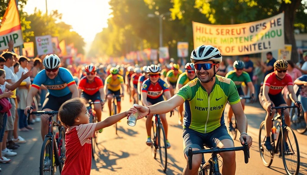 cycling fosters community connections