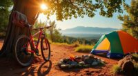 cycling in nature s embrace
