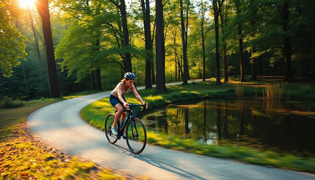 cycling promotes mindful awareness
