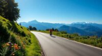 cycling route after susa