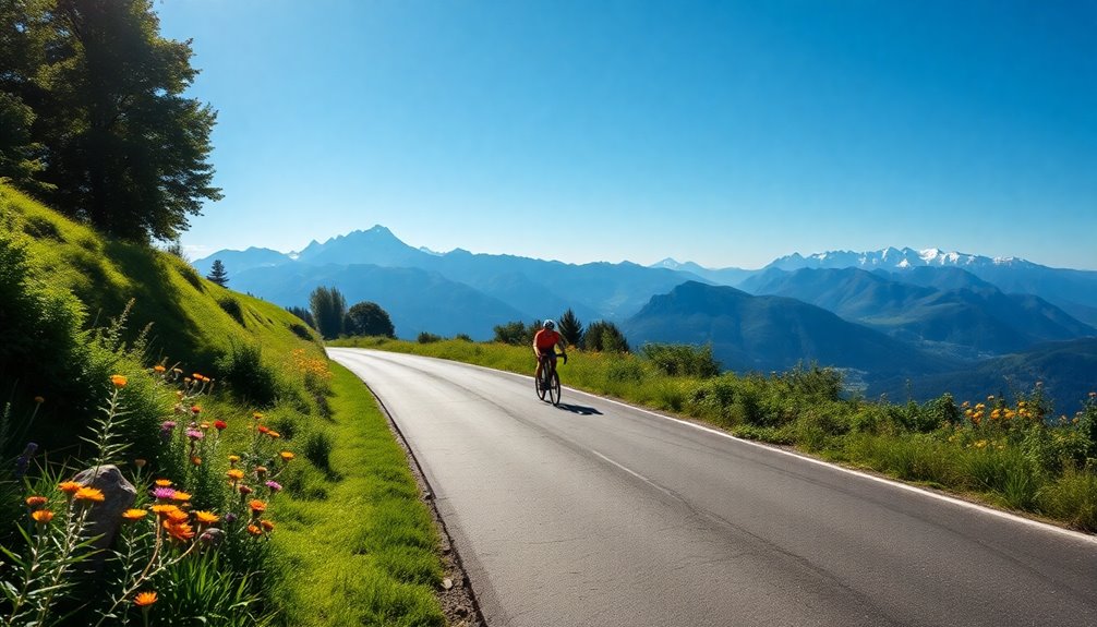 cycling route after susa