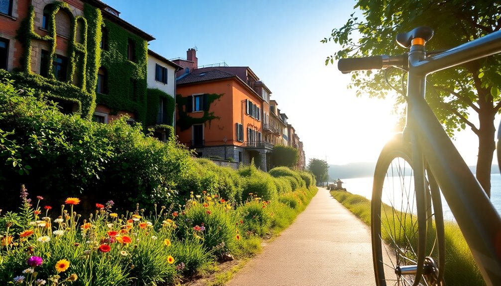 cycling routes in genoa