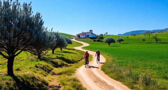cycling routes salento greece