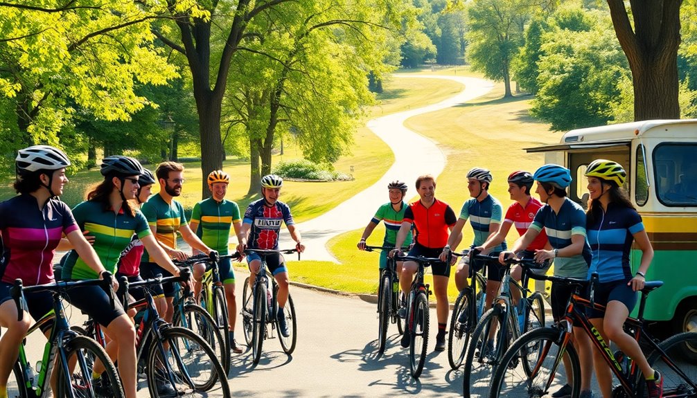 cycling social connection tips