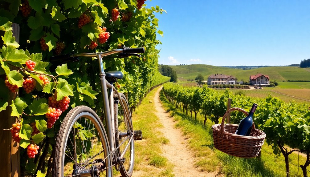 cycling through wine countries