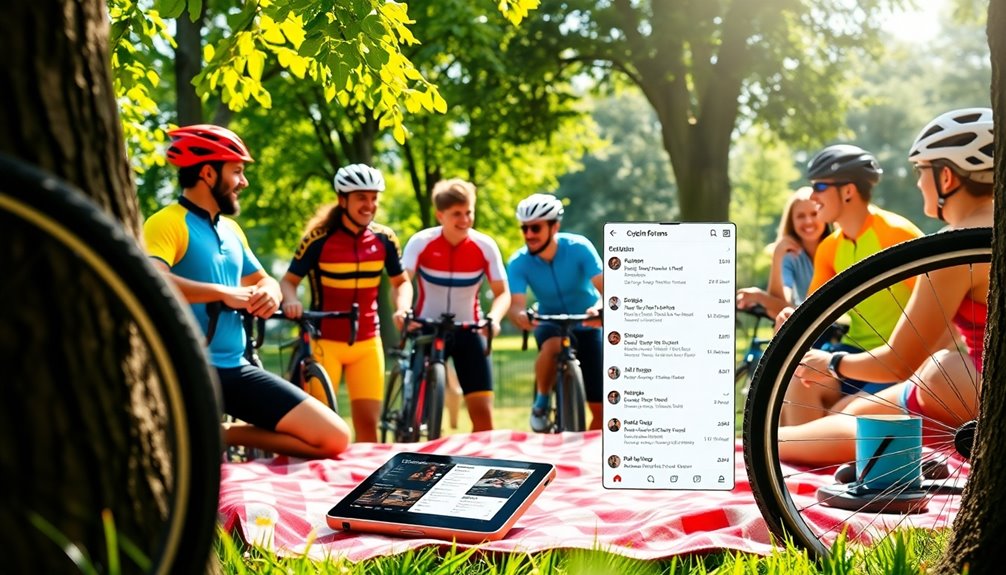 cycling topic conversations engaged