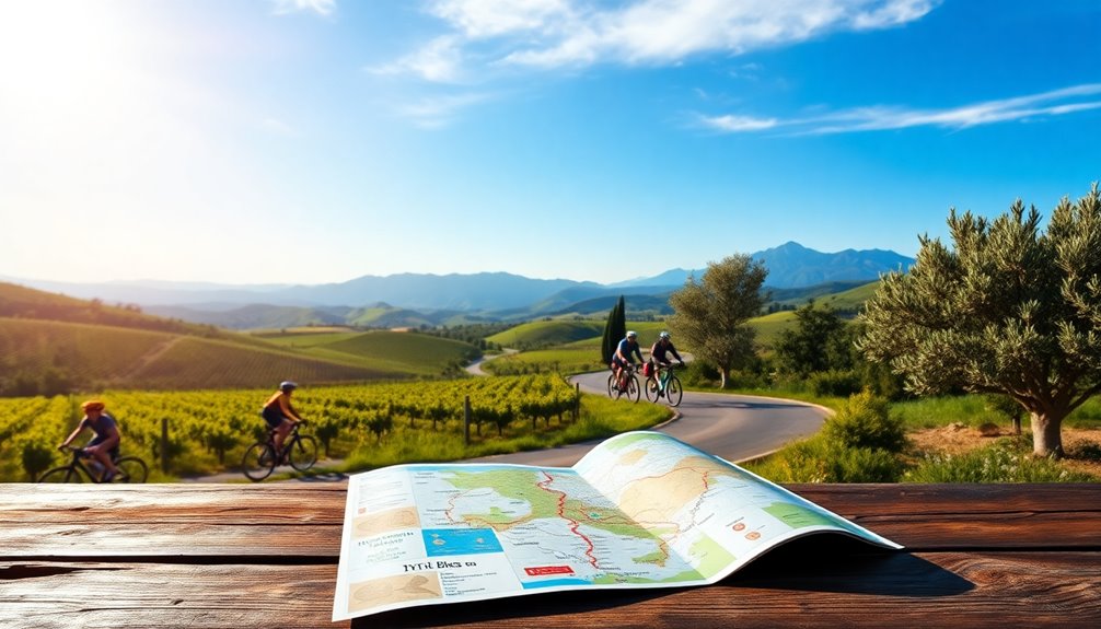 cycling travel guide selection