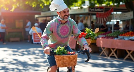 cyclist culinary adventures