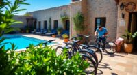 cyclist friendly hotel amenities