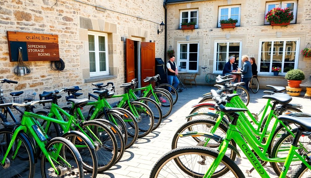 cyclist friendly hotel amenities