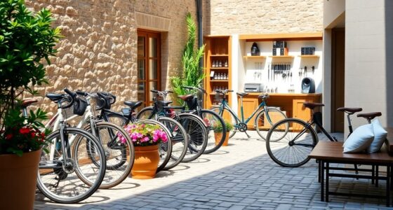 cyclist friendly hotel services