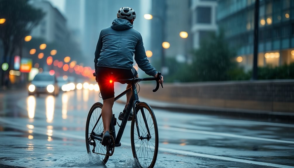 cyclist rain jacket selection