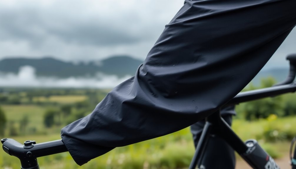 cyclist rain pants selection factors