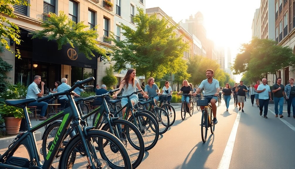e bikes promote sustainable urban mobility