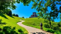 easy cycling route italy
