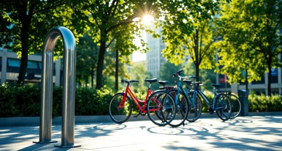 eco friendly bicycle parking facility