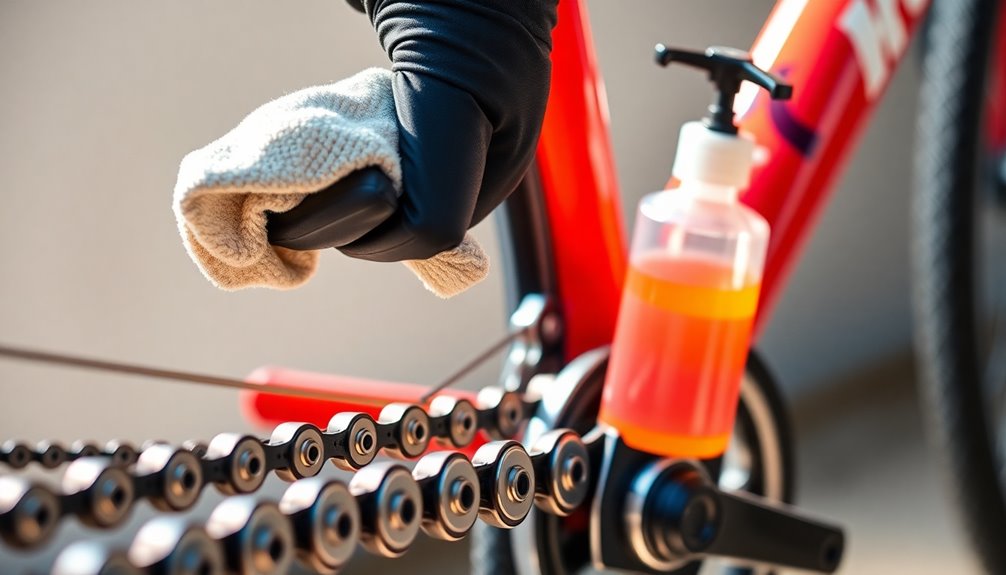 electric bike chain care