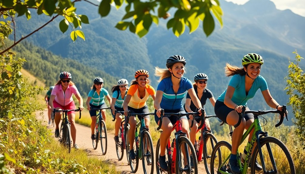 empowered women exploring limits