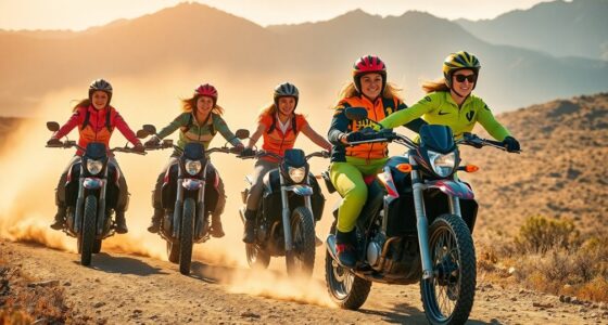 empowered women on motorcycles