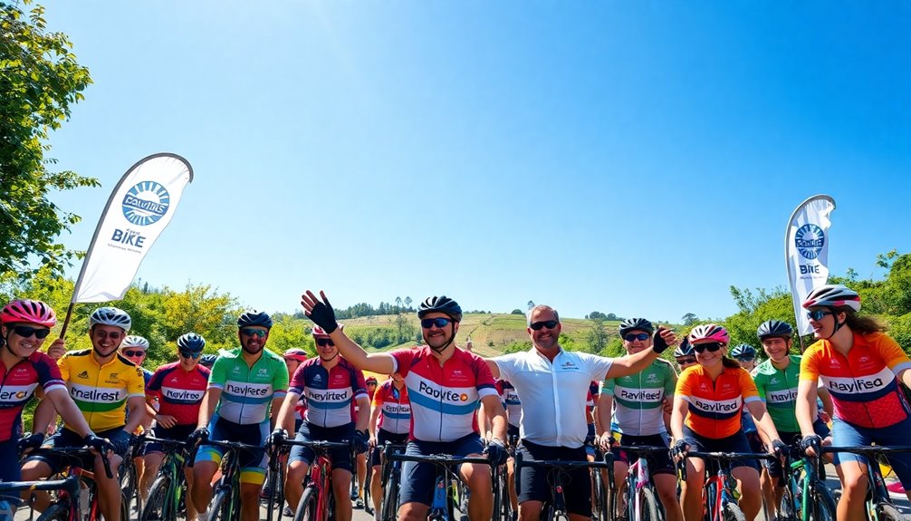 encouraging participation in rides
