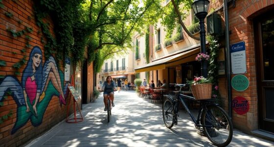 exploring urban treasures cycling