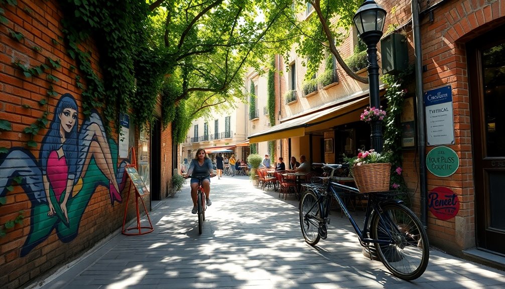 exploring urban treasures cycling
