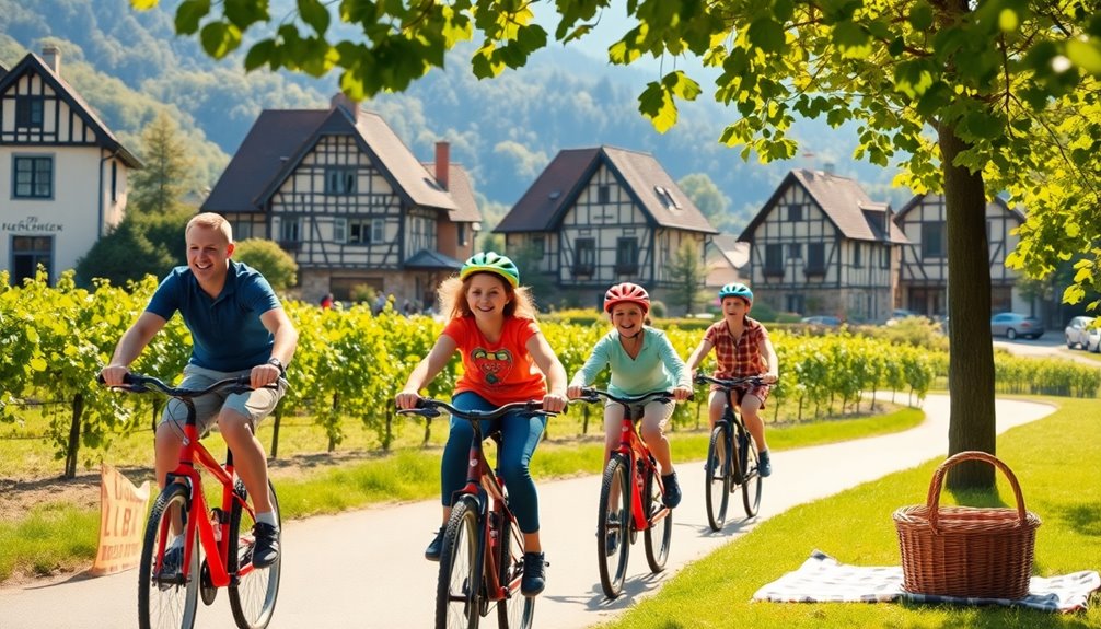 family friendly cycling features
