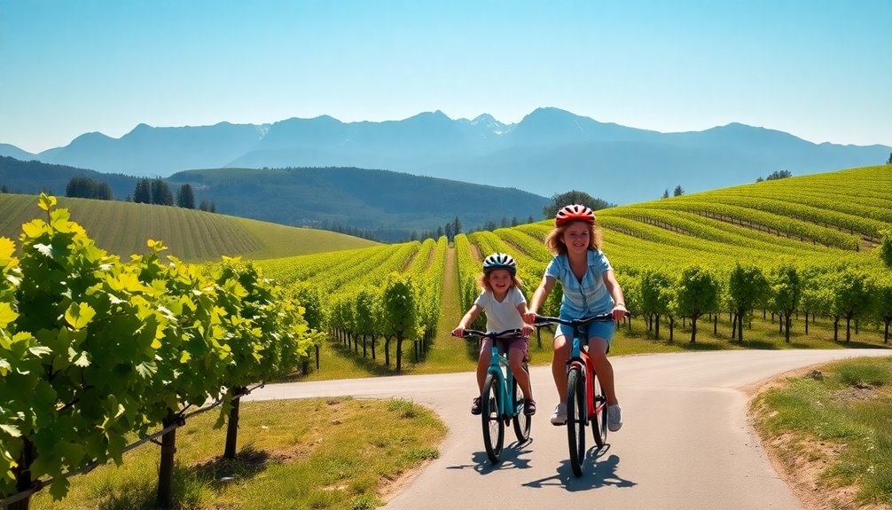 family friendly cycling options