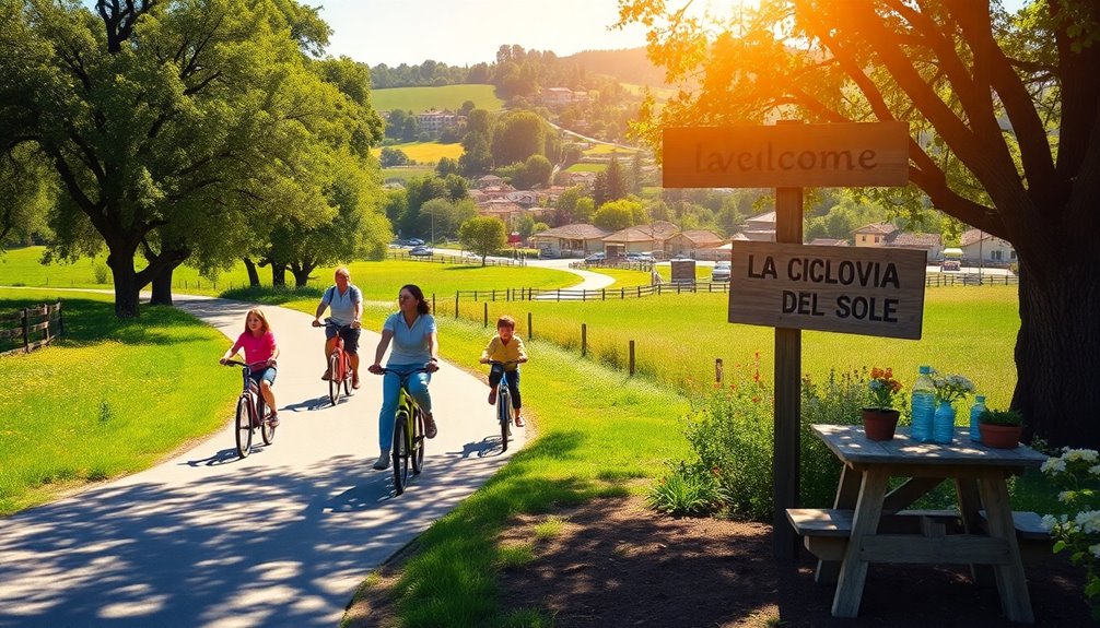 family friendly trail features