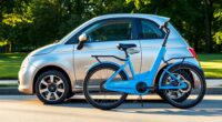 fiat 500 electric folding bike