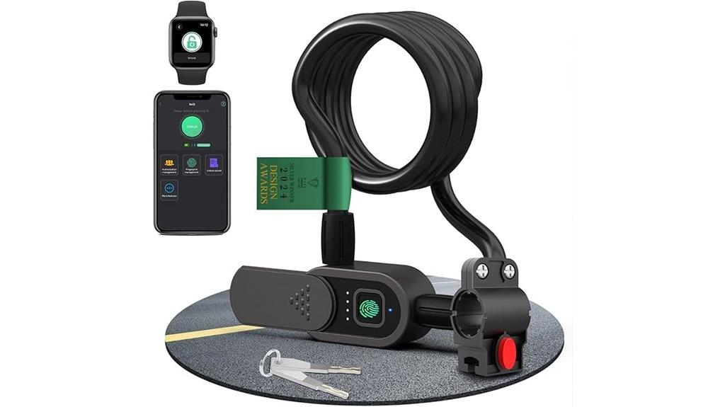 fingerprint lock for bicycles