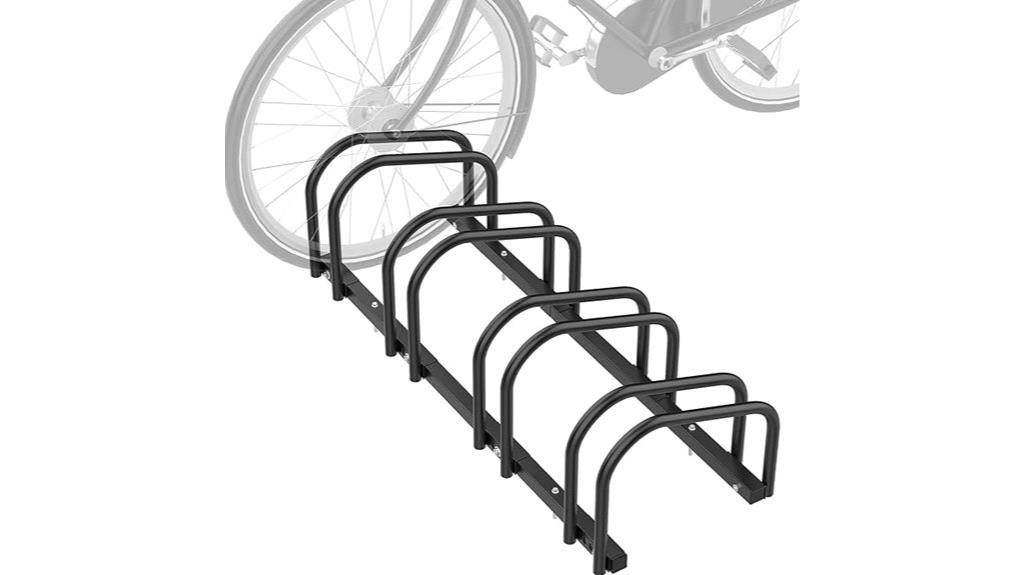 four bike storage stand