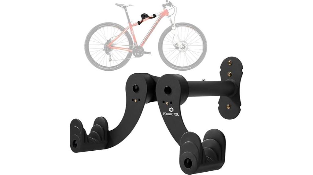 garage wall bike rack