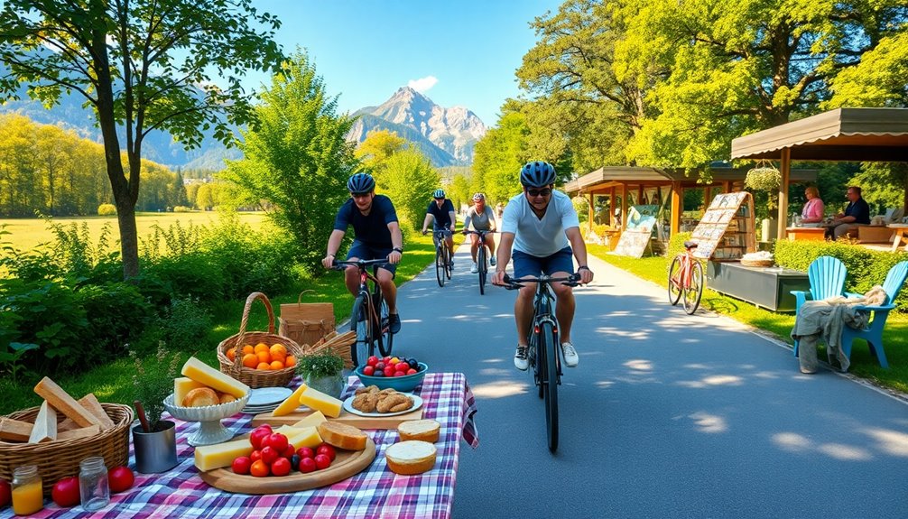 gastronomic delights cycling trails