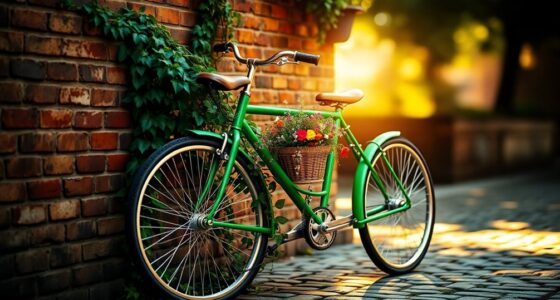 green bicycle adventure