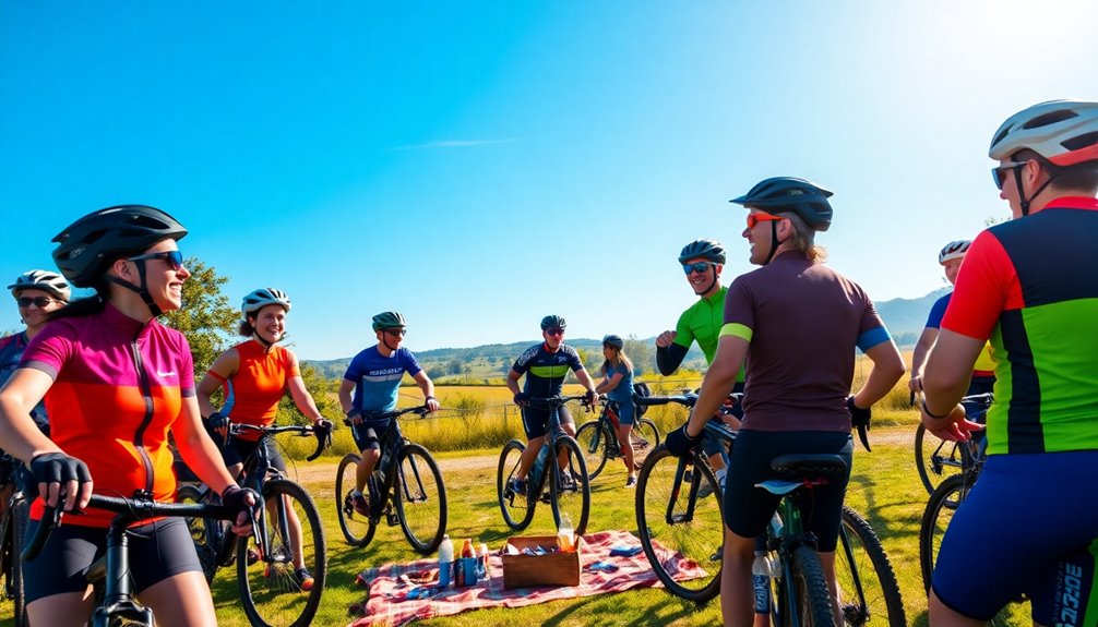 group cycling event planning