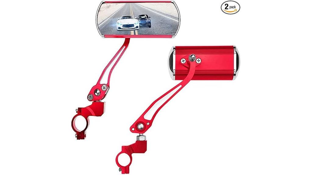 handlebar bike mirror set
