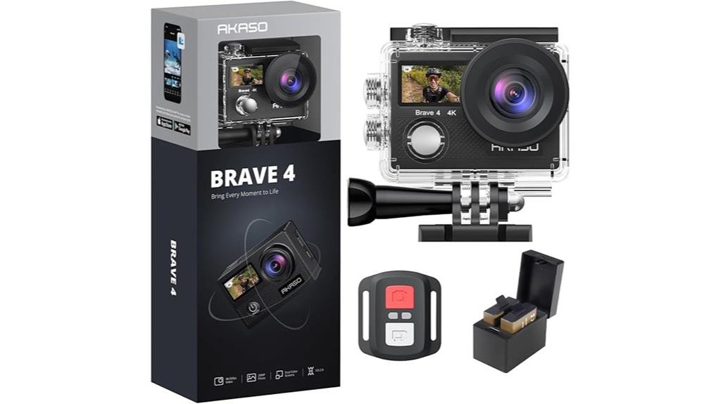 high quality 4k action camera