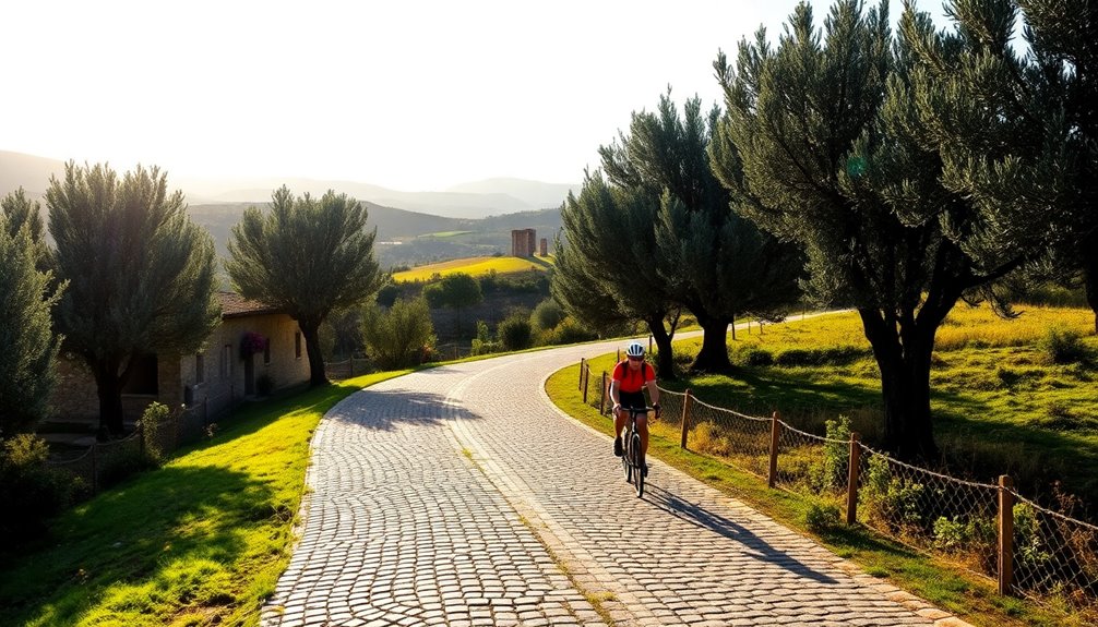 historic trails in lazio