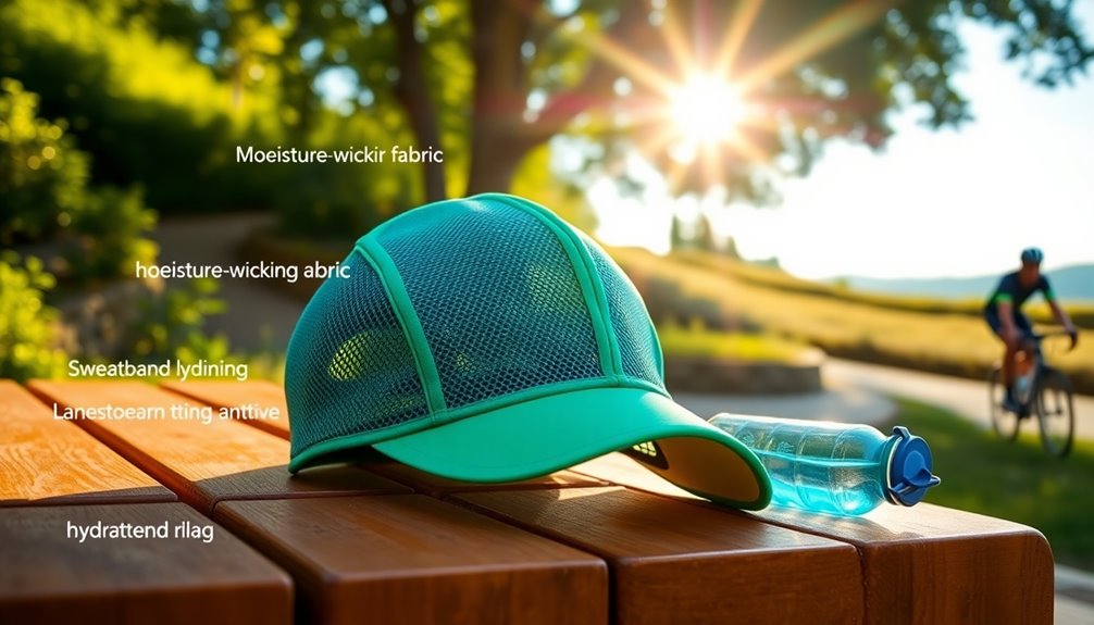 hot weather cycling caps
