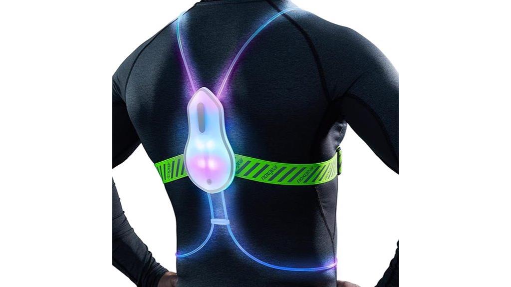 illuminated reflective running vest