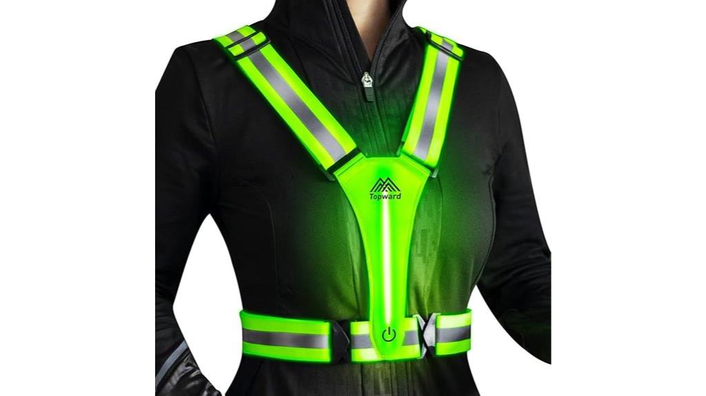 illuminated safety vest design