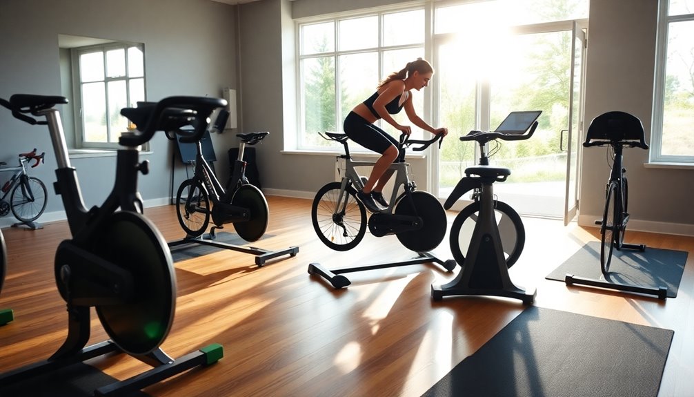 indoor cycling setup options
