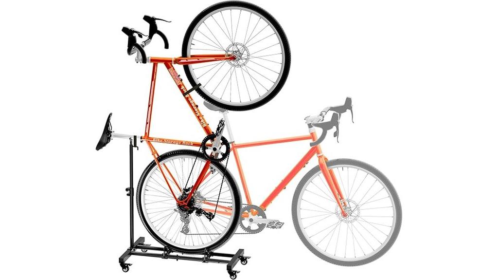 indoor vertical bike storage