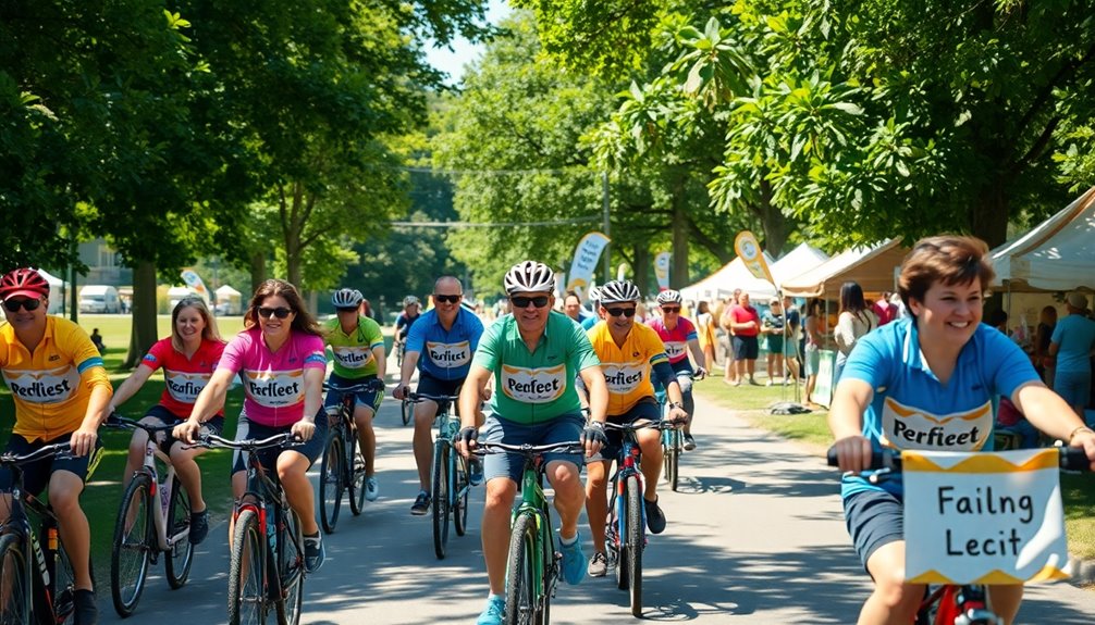 innovative fundraising cycling events