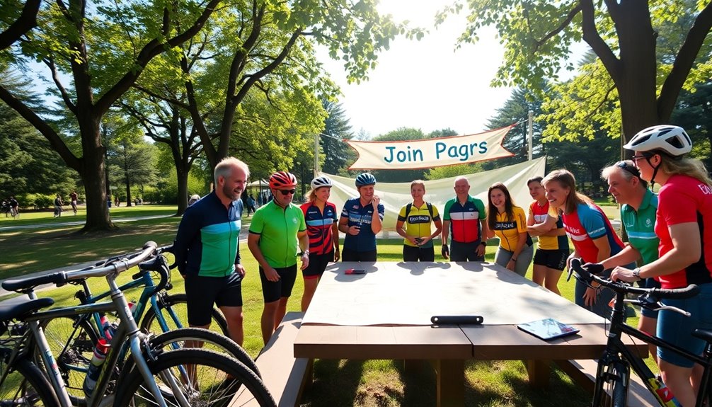 join our cycling meetup