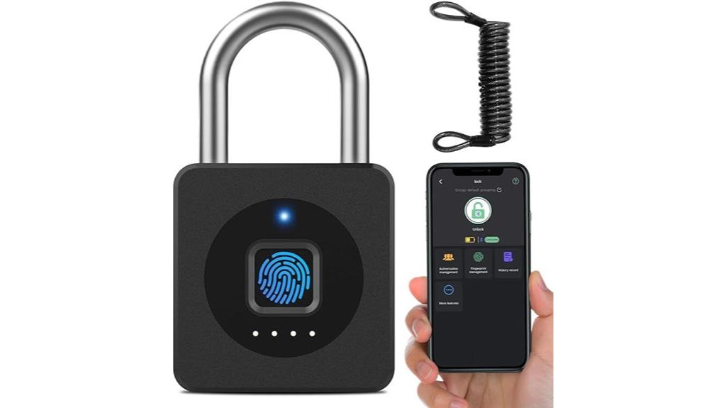 keyless biometric locker lock